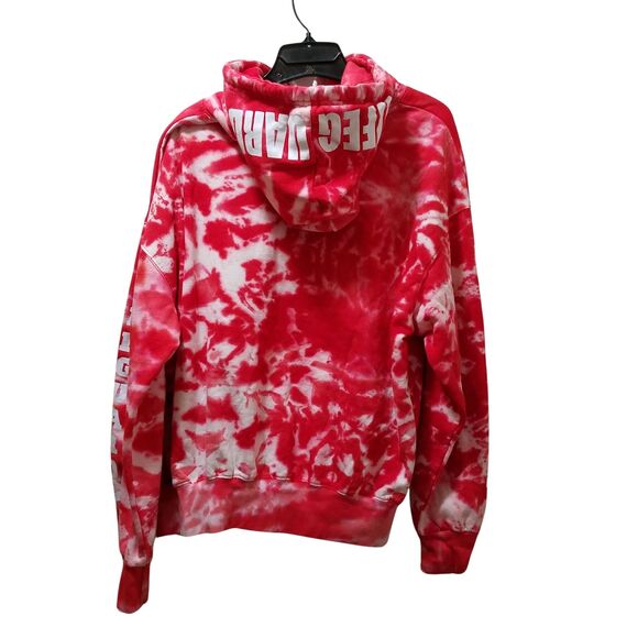 Lifeguard Hoodie Women’s XL Red Tie-Dye Pompano Beach Florida - Picture 3 of 6
